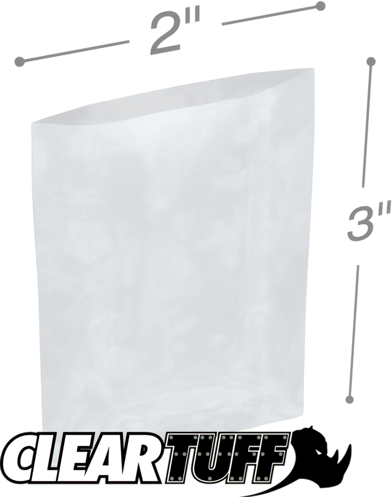 2 x 3 2 mil Poly Bags