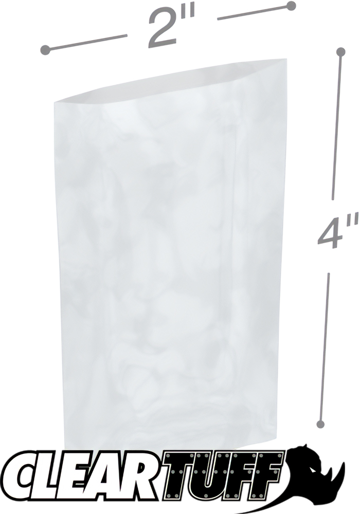 2 x 4 2 mil Poly Bags