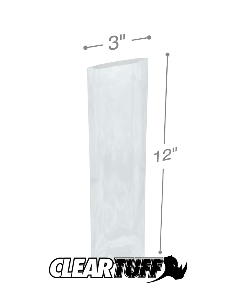 3 x 12 3 mil Poly Bags