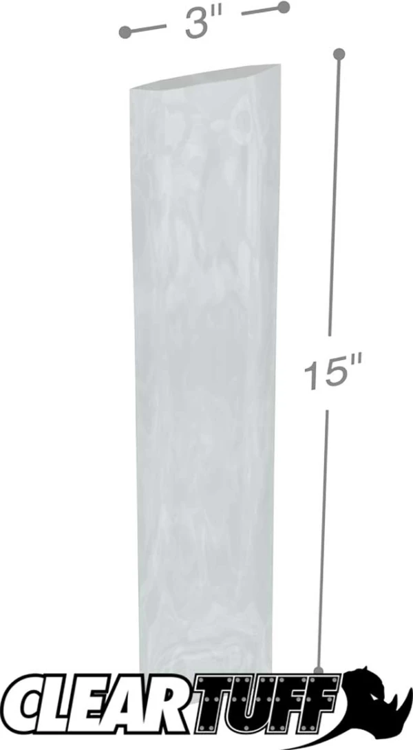 3 x 15 2 mil Poly Bags 3 x 15 2 mil Poly Bags