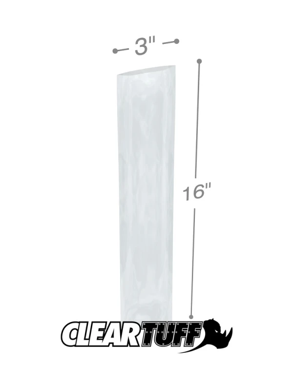 3 x 16 1 mil Poly Bags