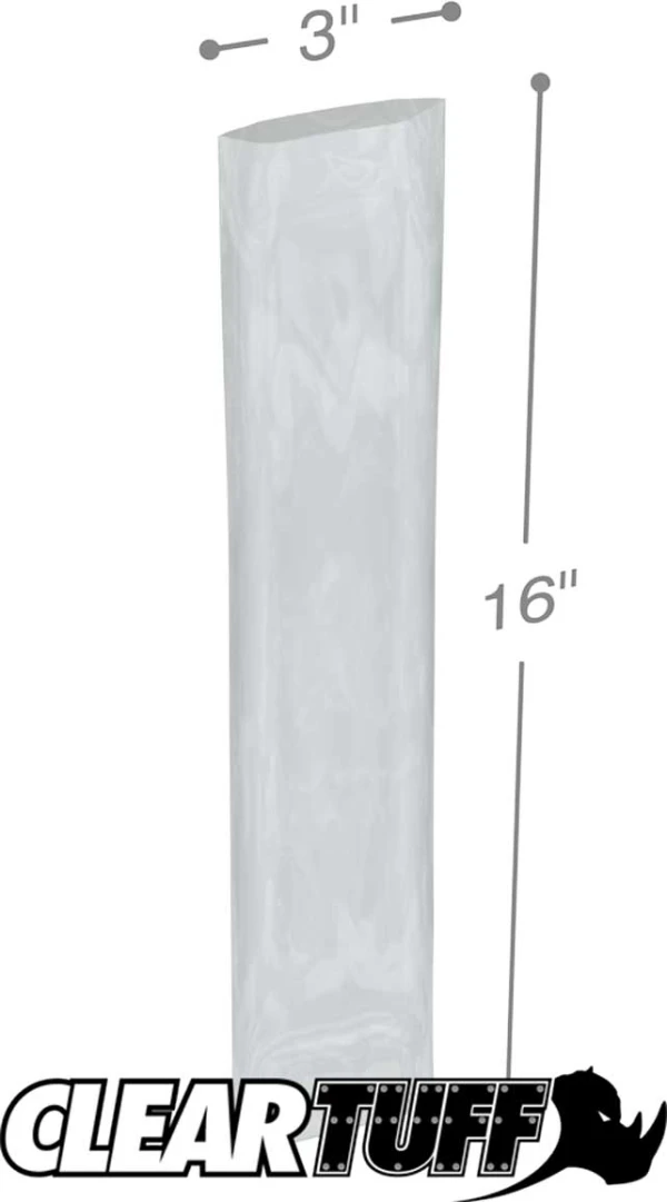 3 x 16 3 mil Poly Bags