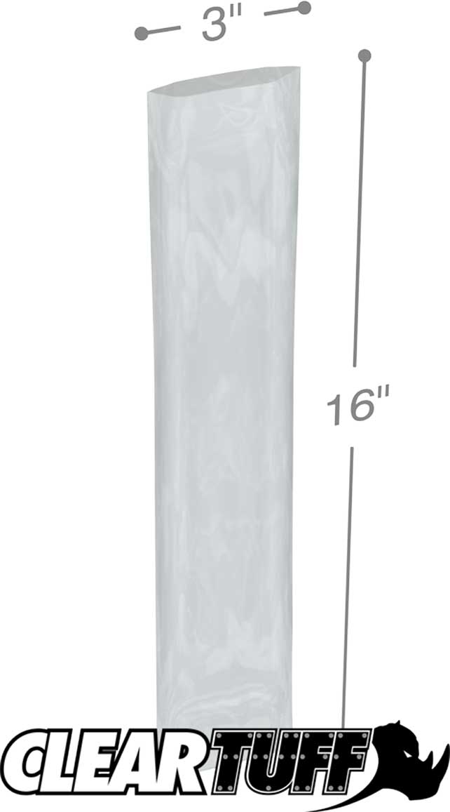 3 x 16 3 mil Poly Bags