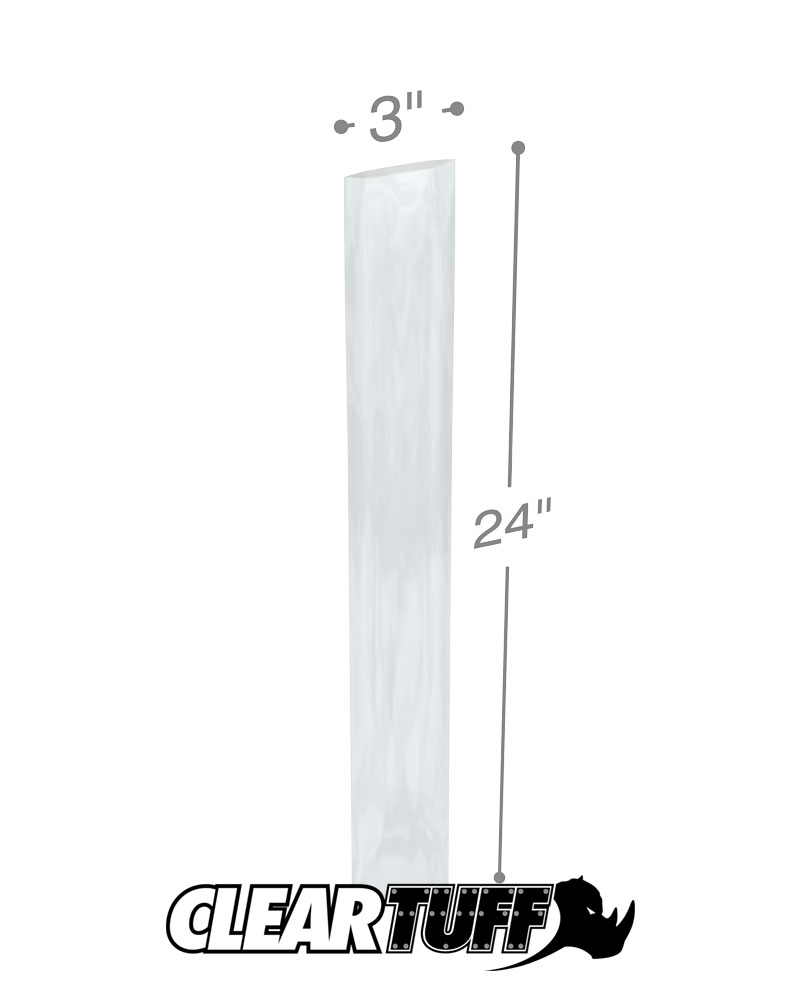 3 x 24 2 mil Poly Bags