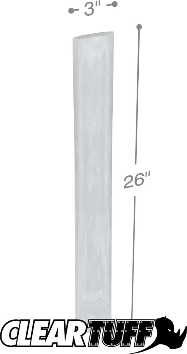 3 x 26 2 mil Poly Bags