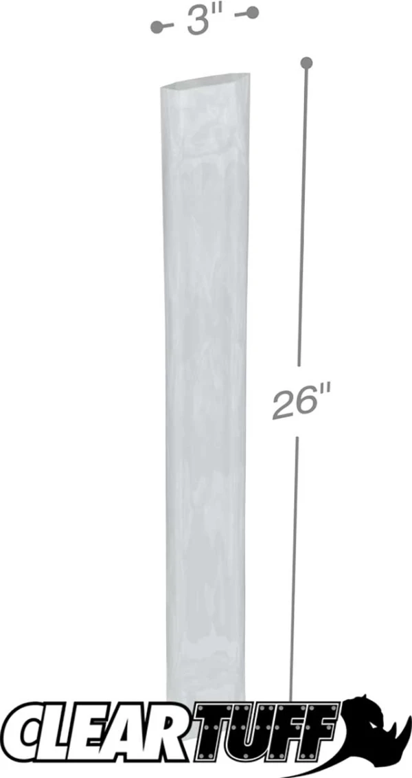 3 x 26 4 mil Poly Bags 3 x 26 4 mil Poly Bags