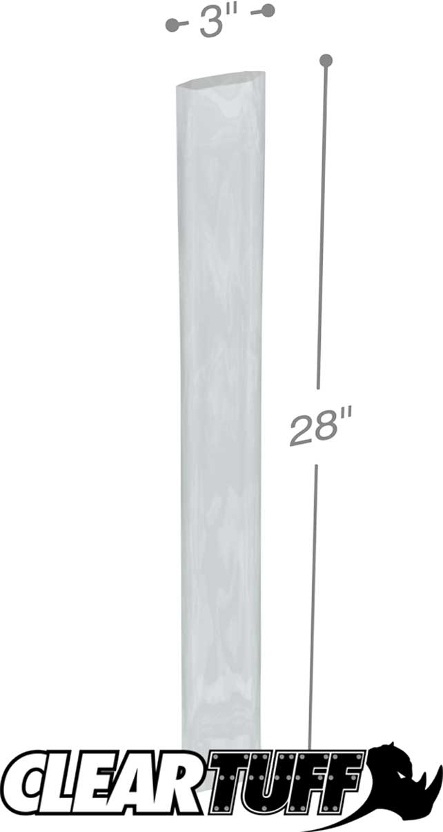 3 x 28 3 mil Poly Bags