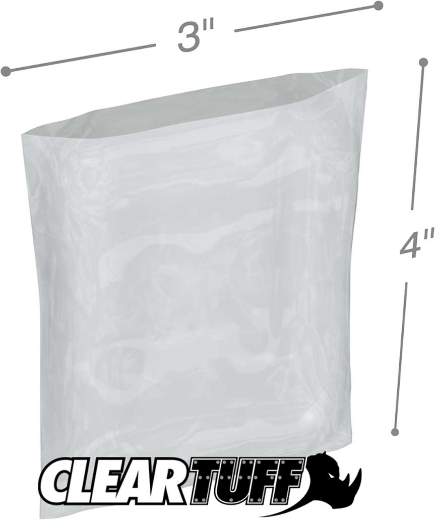 3 x 4 6 mil Poly Bags