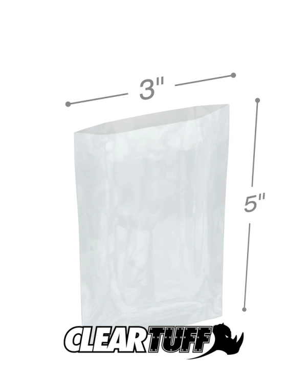 3 x 5 4 mil Poly Bags