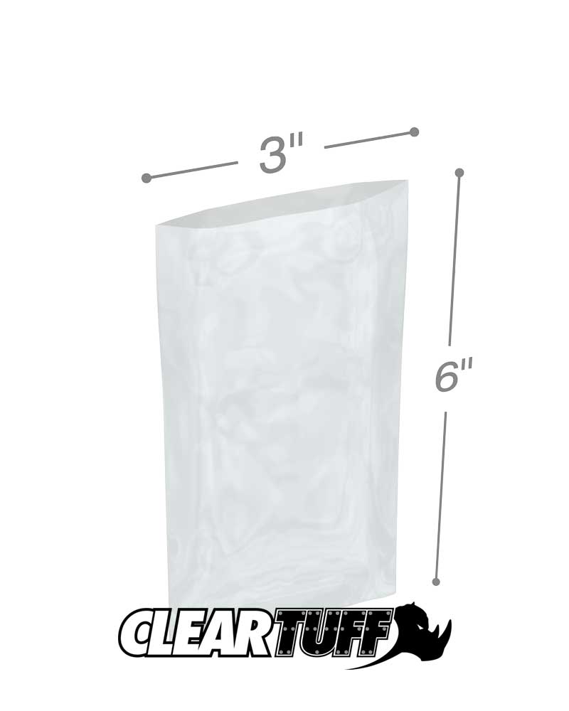 3 x 6 1 mil Poly Bags