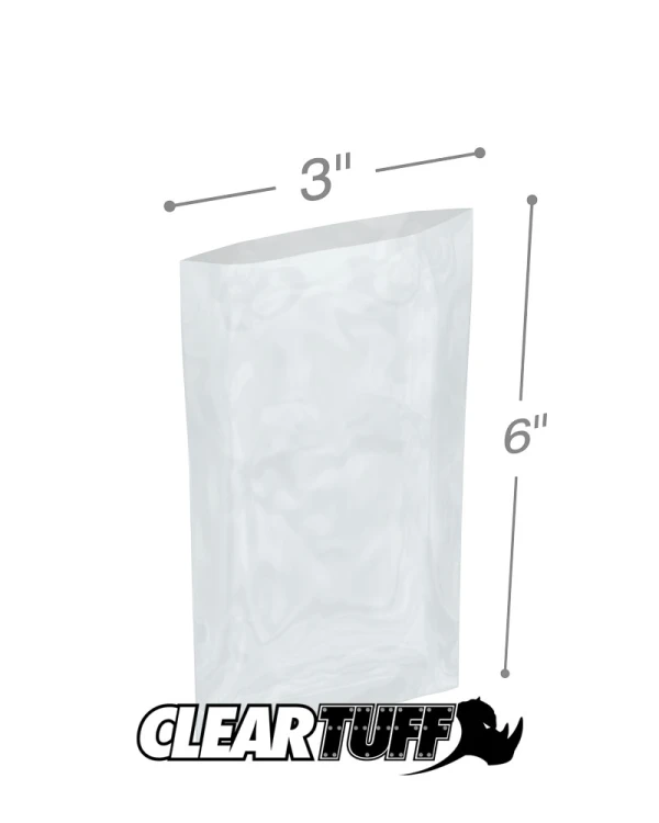 3 x 6 1.5 mil Poly Bags