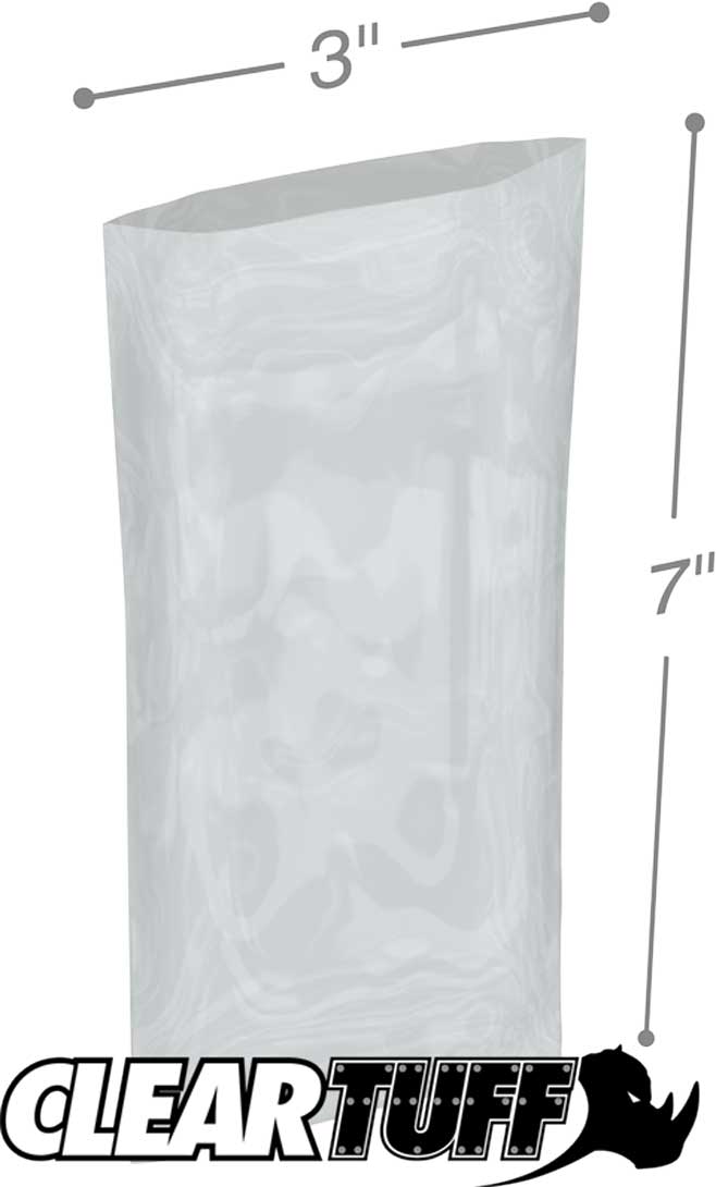 3 x 7 3 mil Poly Bags
