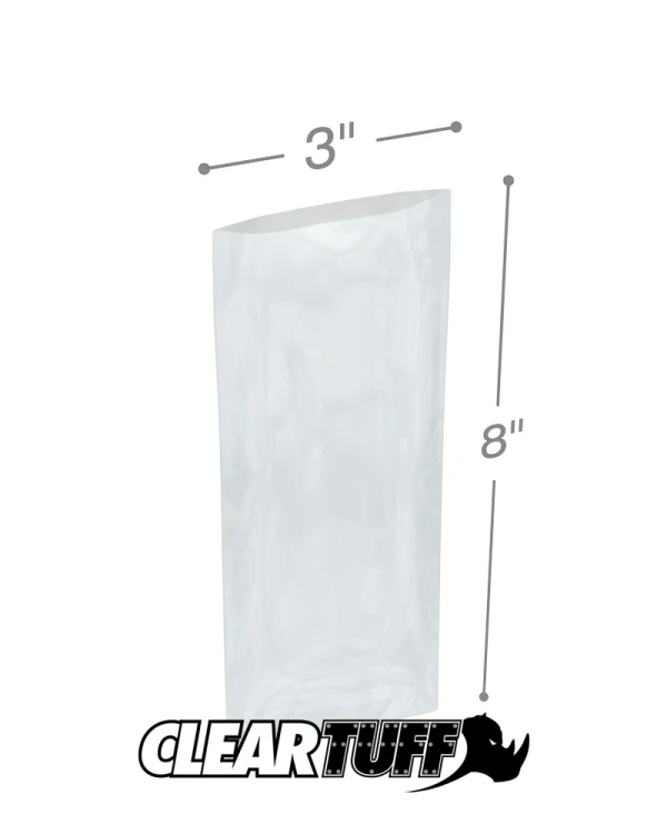 3 x 8 3 mil Poly Bags 3 x 8 3 mil Poly Bags