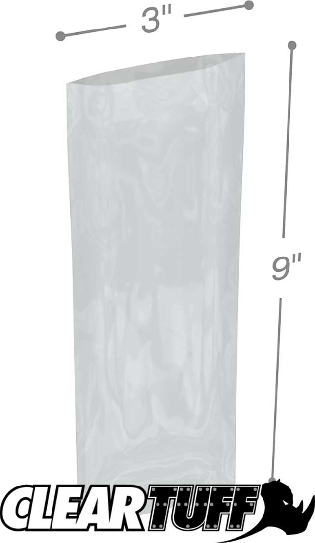 3 x 9 4 mil Poly Bags