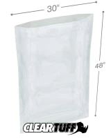 Clear 30 x 48 1.5 mil Poly Bags