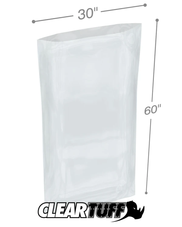 30 x 60 4 Mil Flat Poly Bags 4 Mil 30 x 60 Poly Bags