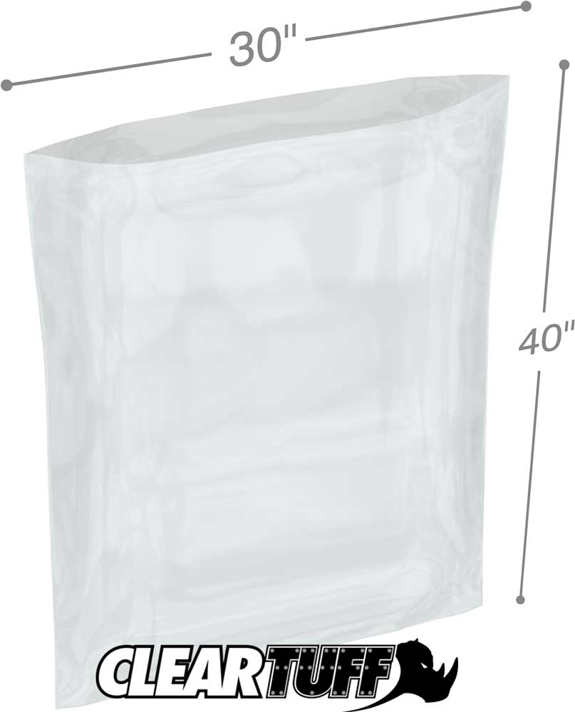 30 x 40 1.25 mil Poly Bags
