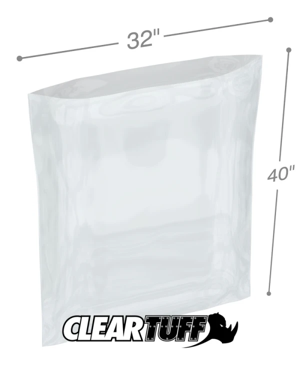 32 x 40 4 mil Poly Bags 32 x 40 4 mil Poly Bags