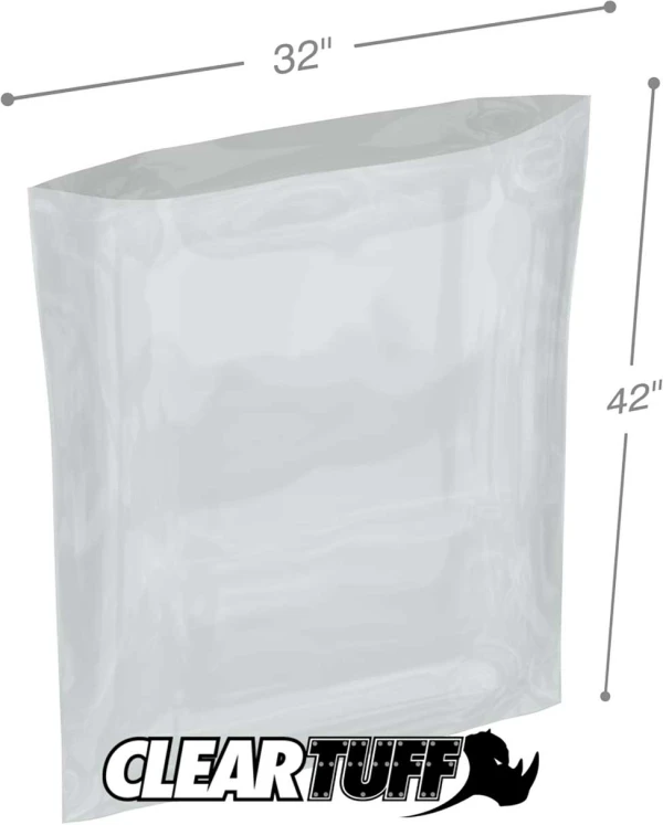 32 x 42 2 mil Poly Bags 32 x 42 2 mil Poly Bags