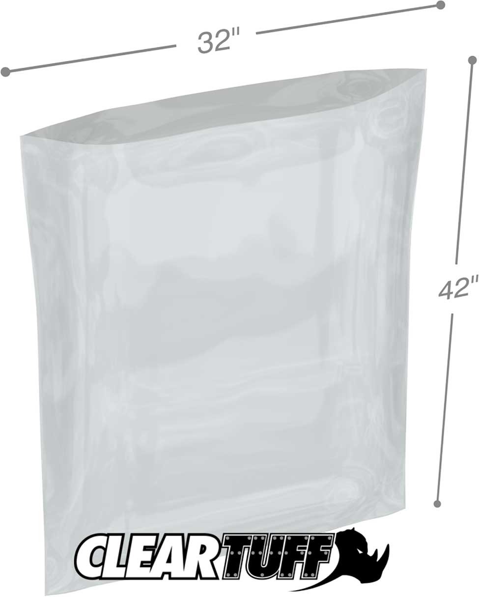 32 x 42 2 mil Poly Bags