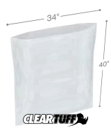 Clear 34 x 40 1.5 mil Poly Bags