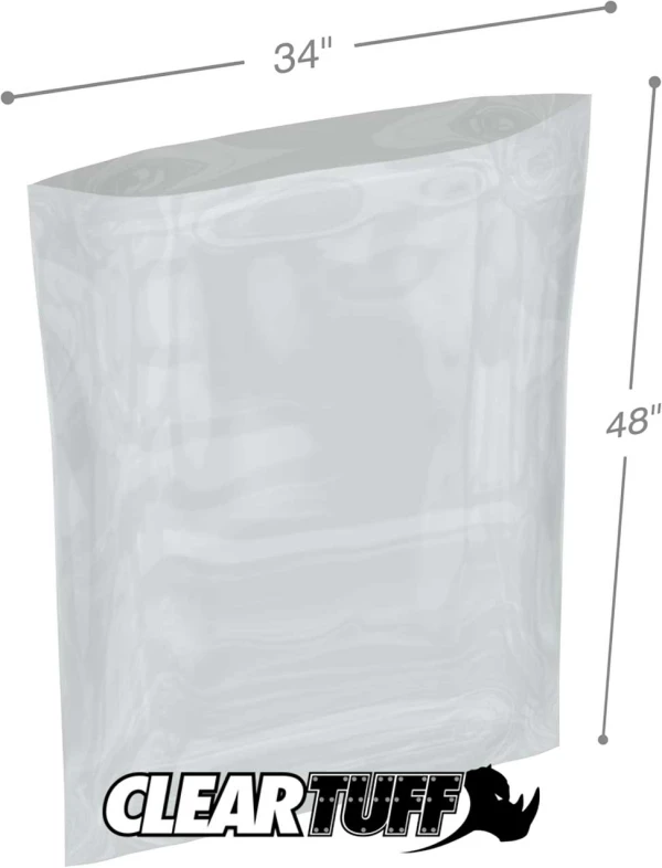 34 x 48 3 mil Poly Bags 34 x 48 3 mil Poly Bags