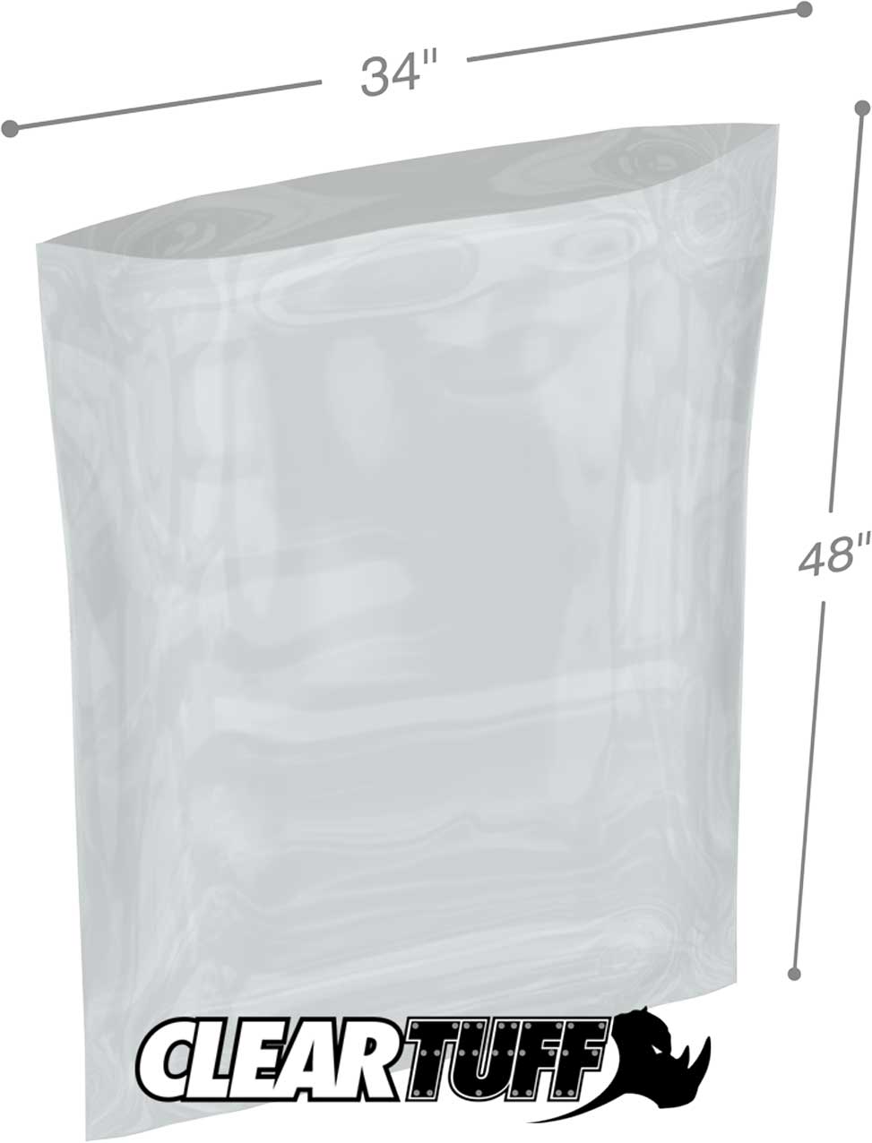34 x 48 3 mil Poly Bags
