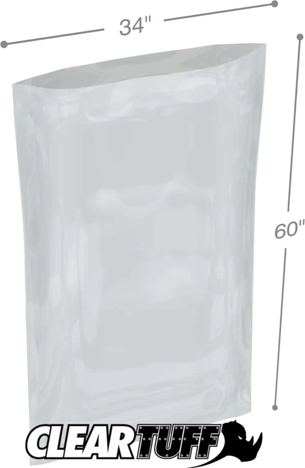 34 x 60 2 mil Poly Bags