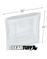 Clear 36 x 36 1.5 mil Poly Bags