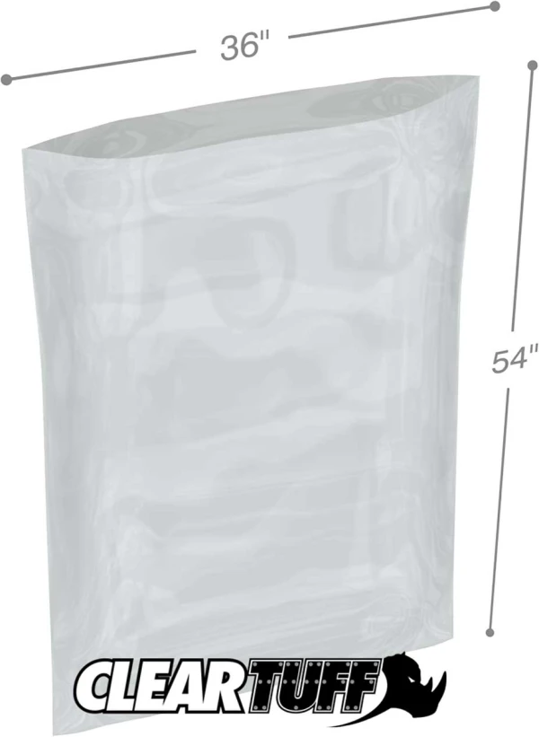 36 x 54 3 mil Poly Bags 36 x 54 3 mil Poly Bags