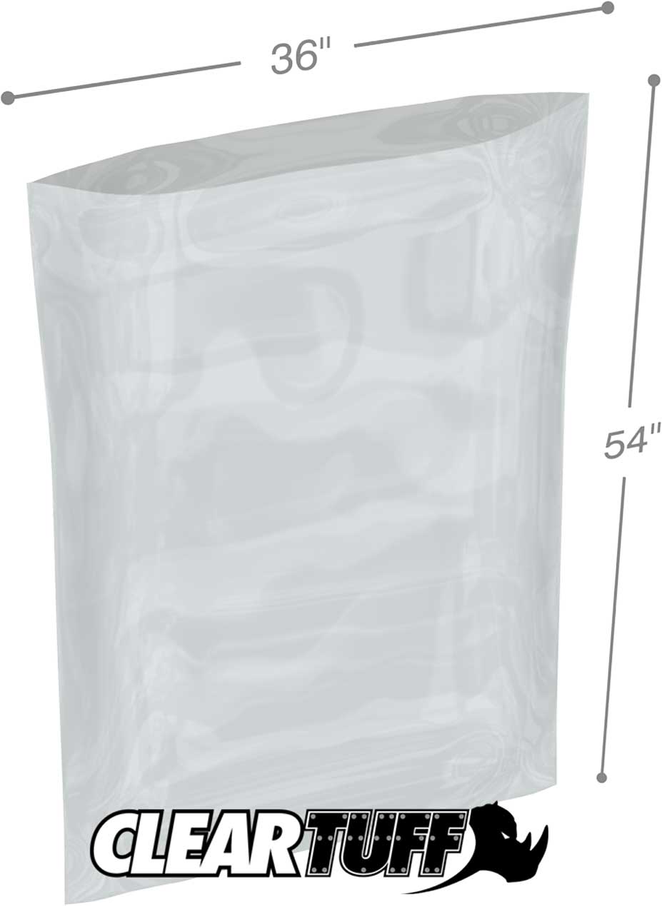 36 x 54 3 mil Poly Bags