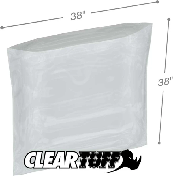 38 x 38 3 mil Poly Bags 38 x 38 3 mil Poly Bags