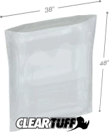 Clear 38 x 48 2 mil Poly Bags