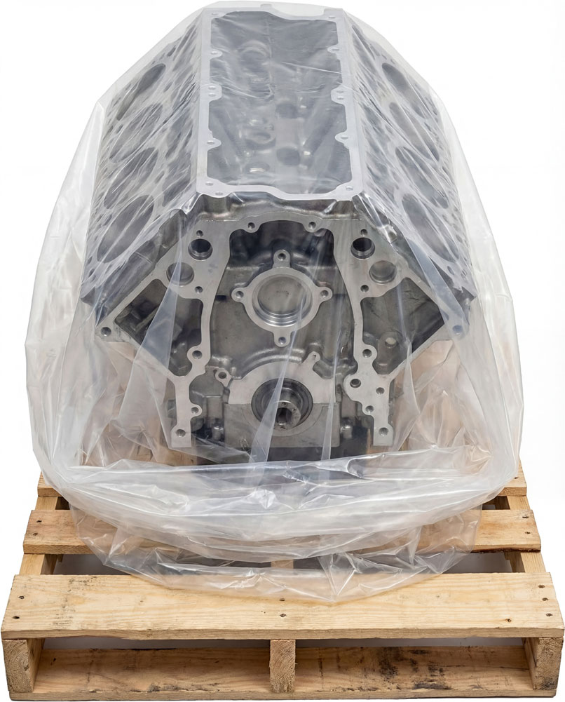 6 Mil 38 x 60 Poly Bags Protecting Engine Block