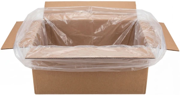 38 x 65 3 Mil Bags on Roll Lining Corrugated Container Corrugated Container Lined with a 3 Mil 38 x 65 Poly Bags on Roll