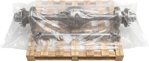 38x72 6 Mil Bags on Roll Protecting Axel and Driveshaft Axel and Driveshaft Protected Inside 6 Mil 38 x 72 Poly Bags on Roll