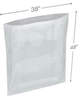 Clear 38 x 48 4 mil Poly Bags