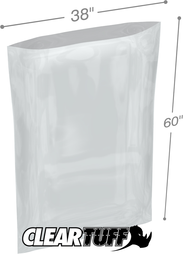 3 Mil 38 x 60 Poly Bags