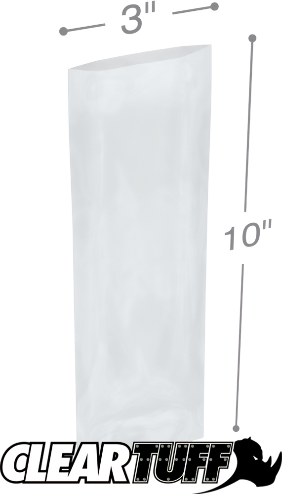 3 x 10 2 mil Poly Bags 3 x 10 2 mil Poly Bags