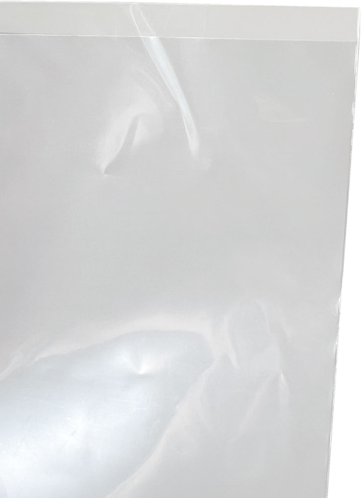 Offset Lip and top of 2 Mil 3 x 12 Poly Bags