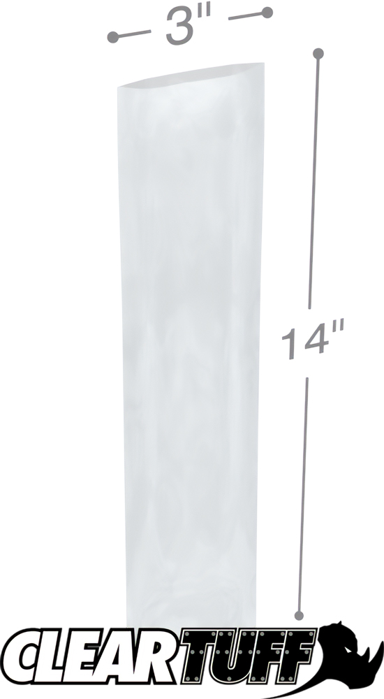 3 x 14 2 mil Poly Bags 3 x 14 2 mil Poly Bags