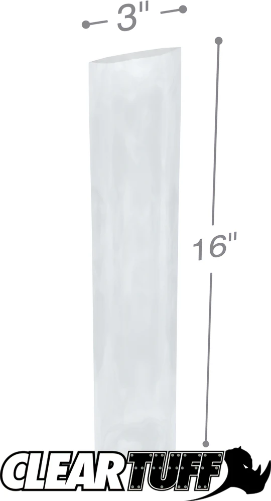 3 x 16 2 mil Poly Bags