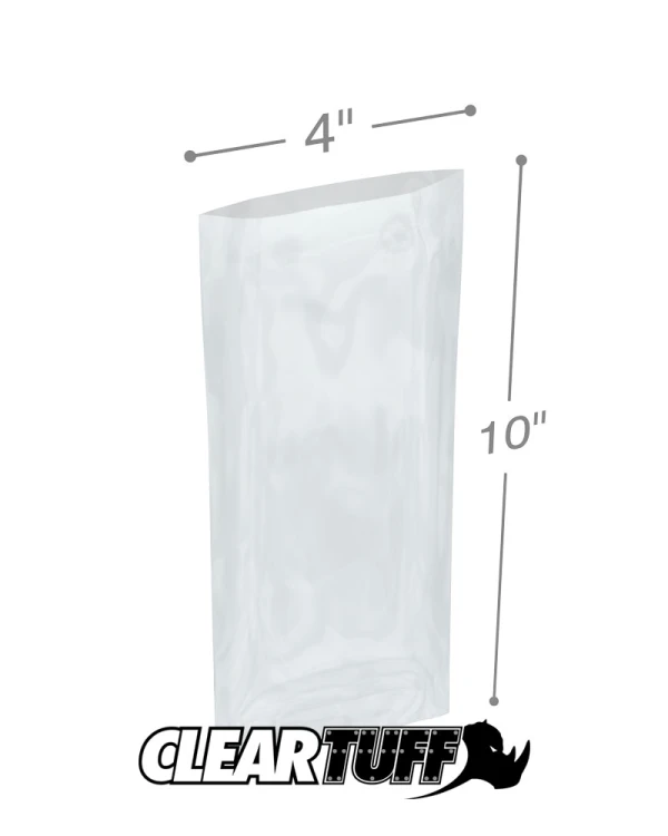 4 x 10 1.25 mil Poly Bags