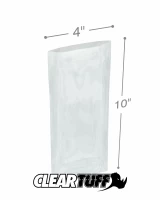 Clear 4 x 10 1.5 mil Poly Bags