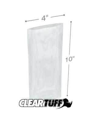 2000 Pcs 4 5/16 x 9 3/4 Clear #10 Business Envelopes Cellophane Poly Bags 