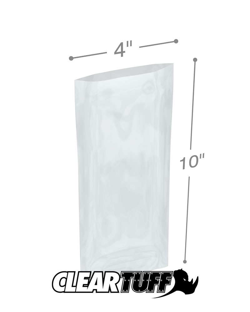 3 Mil 4 x 10 Poly Bags