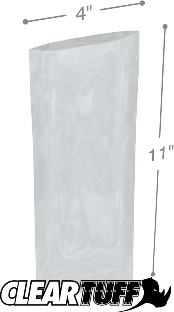 4 x 11 2 mil Poly Bags
