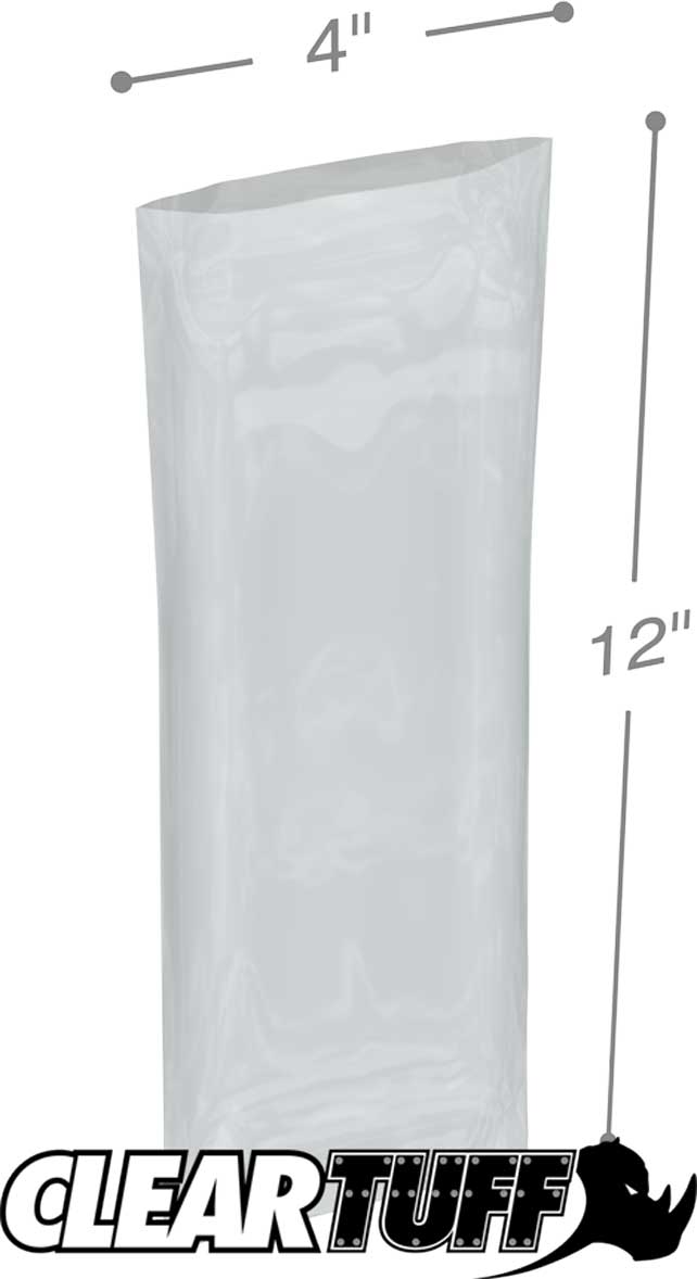 4 x 12 6 mil Poly Bags