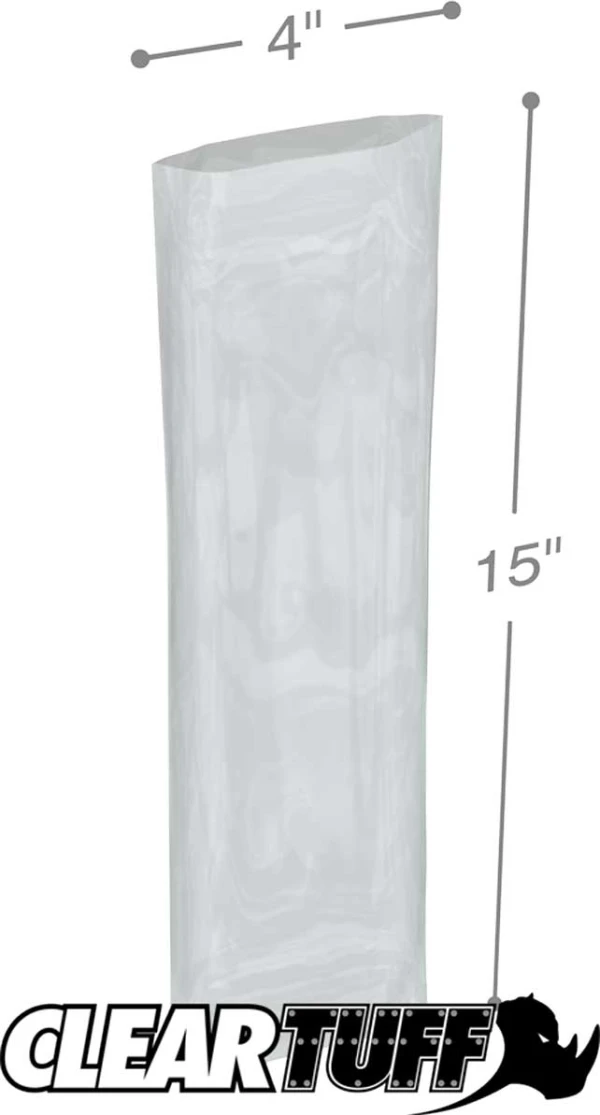 4 x 15 4 mil Poly Bags 4 x 15 4 mil Poly Bags