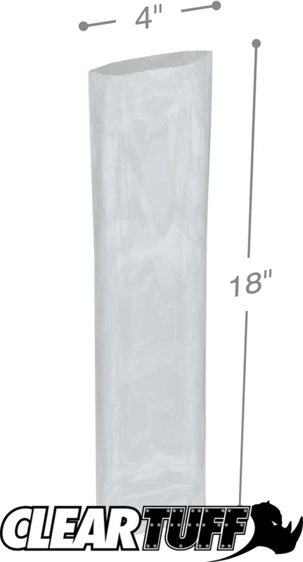 4 x 18 3 mil Poly Bags 4 x 18 3 mil Poly Bags